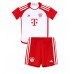 Bayern Munich Alphonso Davies #19 Hjemme Trøje Børn 2023-24 Kortærmet (+ Korte bukser)